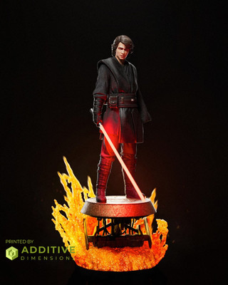 Anakin by CA3D FAN ART 1:6 Statue Resin 3D Printed DIY Model Kit