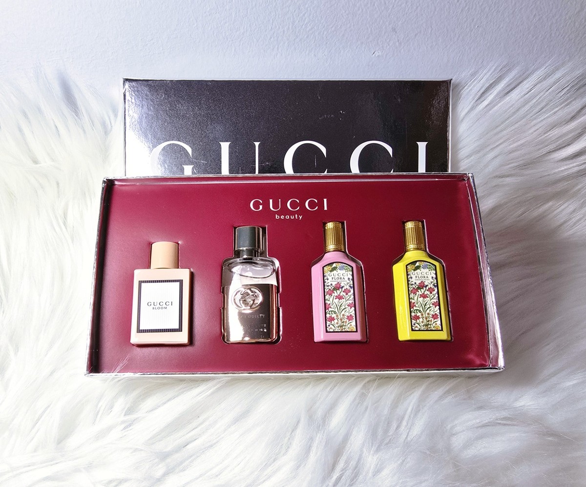GUCCI BEAUTY 4PC EDP Miniature Perfumes Set