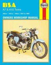 BSA A7 & A10 Twins (1947-1962) Haynes Repair Manual