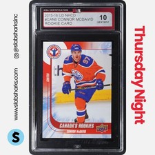 2016 NATIONAL HOCKEY CARD DAY CANADA #CAN6 CONNOR MCDAVID ROOKIE RC KSA 10