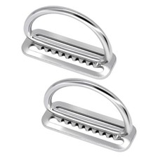 2Pack Weight Belt Keeper 5cm/2'' Stainless Steel Serrated Scuba Diving