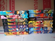 Dragon Ball Z VHS  14 Tapes Lot Good Condition Movies Episodes Pioneer Funmation