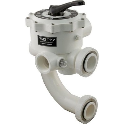 Multiport Valve, Praher SM2-PP3, 2'', with PacFab Plumbing