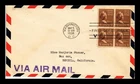 DR JIM STAMPS US COVER MARTHA WASHINGTON PRESIDENTIAL FDC SCOTT 805 BLOCK OF 4