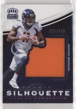 2017 Preferred Jumbo Rookie Silhouette Jerseys Pink /250 Carlos Henderson #9 1u7