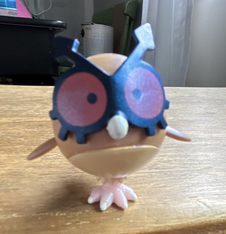 Pokémon Venonat Mini Figurine 2in Plastic Brown/Pink/Black/Red