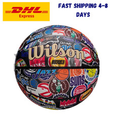 Wilson NBA All Team Retro Indoor / Outdoor Basketball Size 7 WZ4028501XB7 DHL