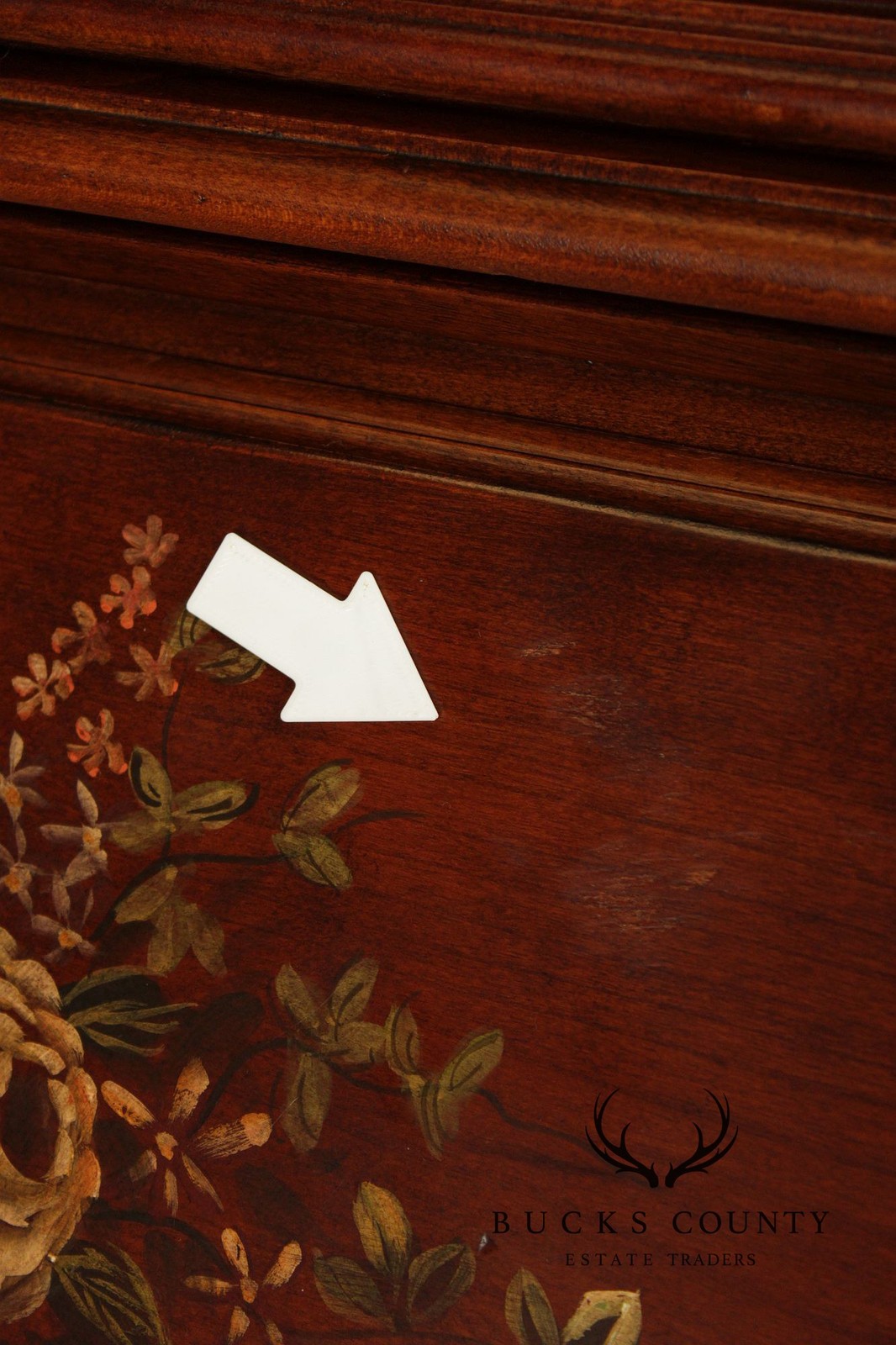 Ethan Allen Tuscany Collection Paint Decorated Secretary Desk