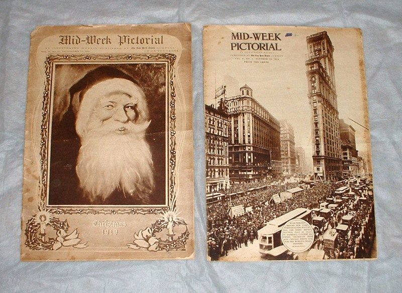 Mid-Week Pictorial - 10/16/19, 12/25/19 NY Times Bldg. New York City  USA, Santa