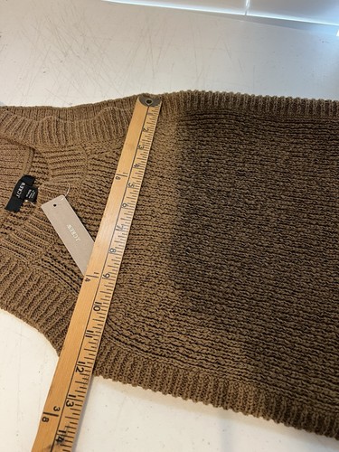 Suéter sin mangas J Crew para mujer talla XXS marrón nuevo con etiquetas - Imagen 4 de 5