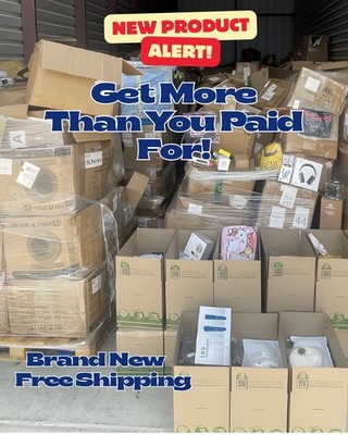Retail Overstock General Merchandise for Profit Resale