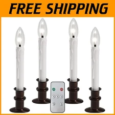 Ultra-Bright Twinkle/Steady LED Candles - Battery Operated