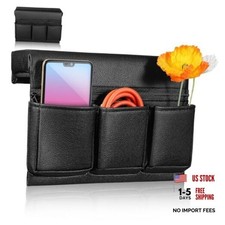 Car Door Armrest Pad Organizer - Automotive Armrest Cushion with Storage Pocket