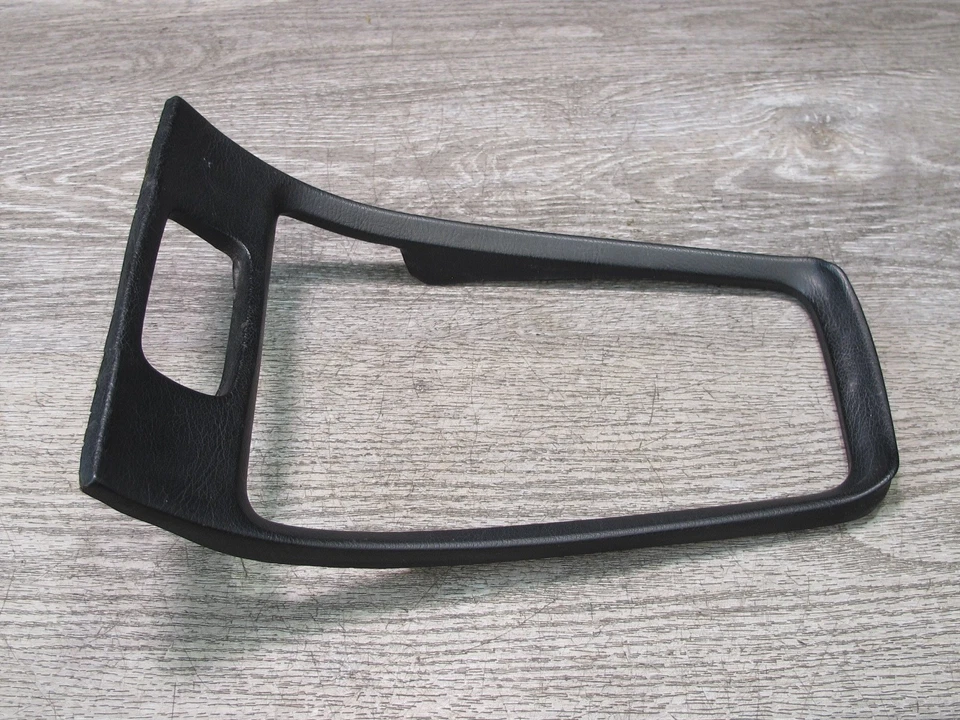 PORSCHE 928 S 1984-1986 CONSOLA CENTRAL PALANCA DE CAMBIOS MOLDURA PANEL NEGRO Foto 3 de 4