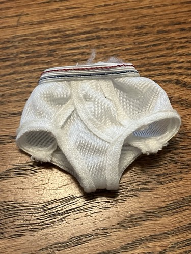 Barbie Ken Underwear #1931 slip blanc vêtements poupée vintage années 80