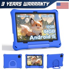 Callsky Kids Tablet 10.1 inch Android 15, 12GB RAM 64GB ROM Dual Camera NEW