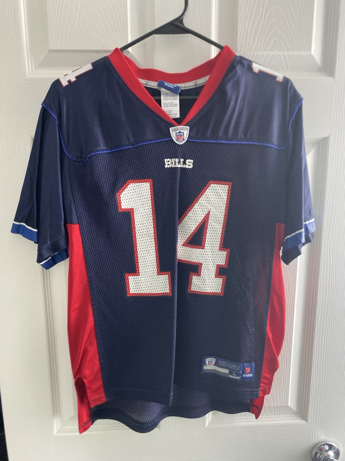 Buffalo Bills NFL Ryan Fitzpatrick Jersey Size Large Women’s thumbnail 2