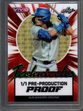 25 CARD LOT Alejandro Osuna 2024 Leaf Vivid ALL 1/1 Pre Production Proof 25 1/1S