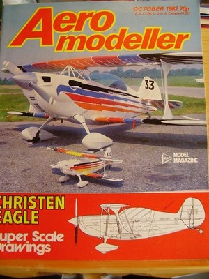 AEROMODELLER MODEL AIRCRAFT MAG OCT  1982 CHRISTEN EAGLE SUPER SCALE DRAWINGS