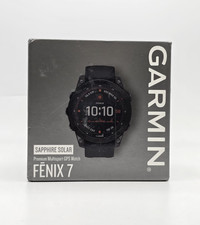 Garmin Fenix 7 Sapphire Solar, Carbon Gray Titanium 010-02540-2C