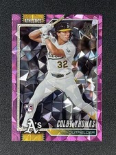 2026 Topps Series 1- Colby Thomas #213 RC- Pink Diamante Foil- Athletics