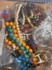 Vintage to Modern Costume Jewelry Lot 3 lbs Mixed Necklaces Bracelets Earrings W