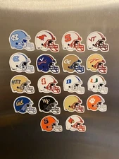 NCAA FOOTBALL HELMET SET MAGNETS - ACC Teams - 18 magnets