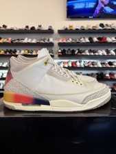 Jordan 3 Retro J. Balvin Medellin Sunset Size 13 Pre-Owned FN0344-901 White