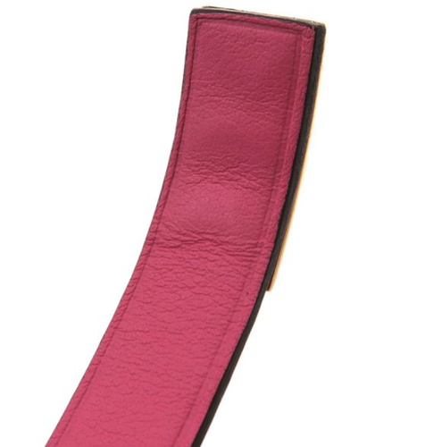 HERMES Kelly Glove Holder Pink Leather Gold Hardware Women's Accessories Charm - Picture 4 of 18