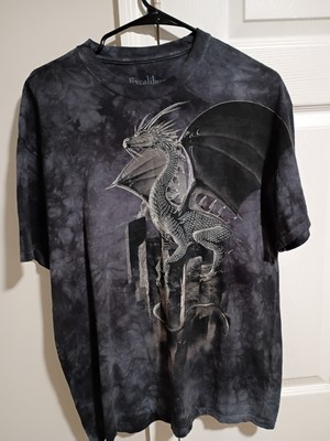 Vintage Excalibur Las Vegas Fantasy Shirt Mens Size L Y2K Dragon Tee. AUTHENTIC.