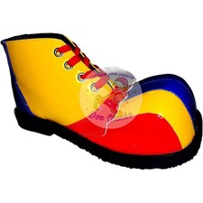 Mexican Professional Red Yellow Blue Clown Shoes Zapato Payaso Made In Mexico