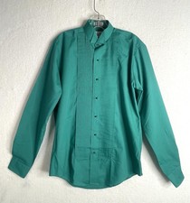 Chaplin Tuxedo Pin Tuck Shirt Sz S 34-35 Formal Wedding Waiter 6145