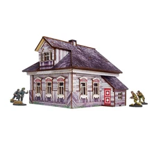 Bolt Action WW2 Ostfront Village Whitewashed Dacha (Painted)