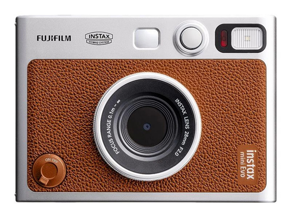 Fujifilm instax mini Evo, Sofortbildkamera, Braun, Silber - Image 6