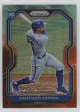 2021 Panini Prizm Cosmic Haze Prizm Santiago Espinal #72 n1u