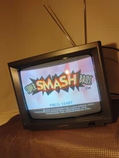 🔥Daewoo 13" CRT Color Television With RCA Hookups! DTQ-1430FN RF Retro Game RF