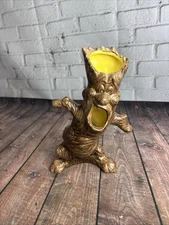 1970s Vintage Byron Molds Ceramic Halloween Ghost Tree Sculpture Figure