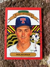 Nolan Ryan #665 1989/90 Leaf King of Kings Donruss Card