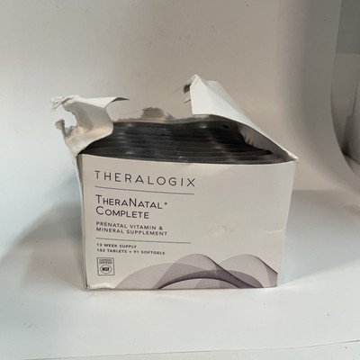 Theralogix TheraNatal Complete Prenatal Vitamin Supplement Exp11/26 13 Weeks