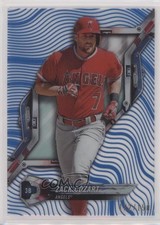 2018 High Tek Pattern 1 Waves/Diagonals Blue Rainbow Foil /150 Zack Cozart 0q3