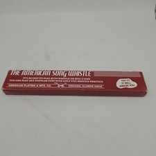 American Plating Nickel Plated Slide Song Whistle 302 w Box Vintage Instrument
