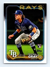 #483 2024 Topps ) Tristan Gray RC Tampa Bay Rays