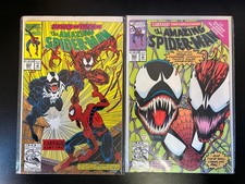 1992 The Amazing Spider-Man 362 & 363, 2nd and 3rd Carnage, Venom
