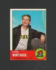 1963 Topps Danny Murtaugh #559 ~ Pittsburgh Pirates  ~  Tough High Number