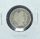 1912-S BARBER SILVER DIME ~  ~NICE COIN~ 90% SILVER