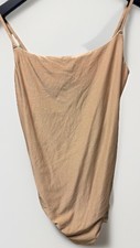 Aerie Smoothez Smoothing Bodysuit NWT Size M Nude Beige Shapewear Cami
