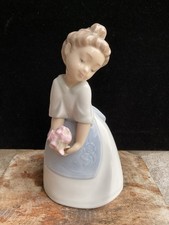 NAO By Lladro “Posy Girl” Porcelain Figurine 2004