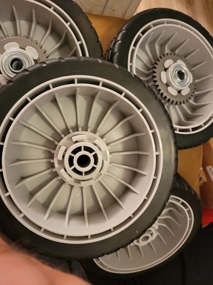 4 Pack 8'' Front Rear Drive Lawn Mower Wheels Kit Fit Honda HRR216 HRS216 HRT216