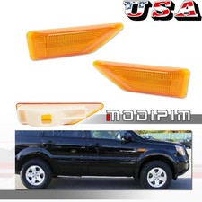 Amber For 09-11 Honda Element Sc Front Bumper Fender Side Marker Light Reflector