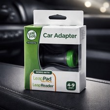 LeapFrog Car Adapter for LeapPad Ultra and LeapReader, Ages 4-7  8-11 Years